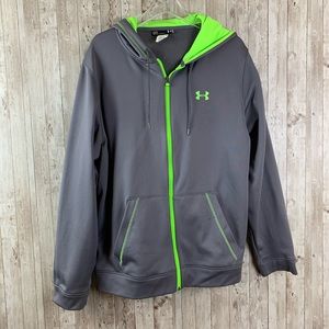 Under Arnor Jacket Lime green and gray